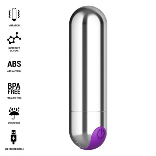 Karen Mini wiederaufladbarer Vibrationskugel Silber von Intense Fun | Fesselliebe.de