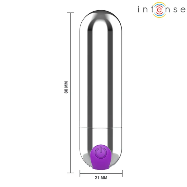 Karen Mini wiederaufladbarer Vibrationskugel Silber von Intense Fun | Fesselliebe.de