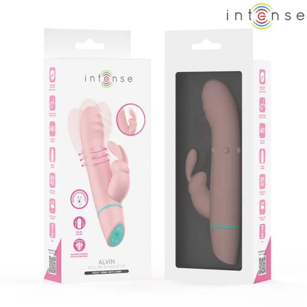 Alvin Kaninchenstimulator & Rollvibrator + Oszillierend von Intense High Tech