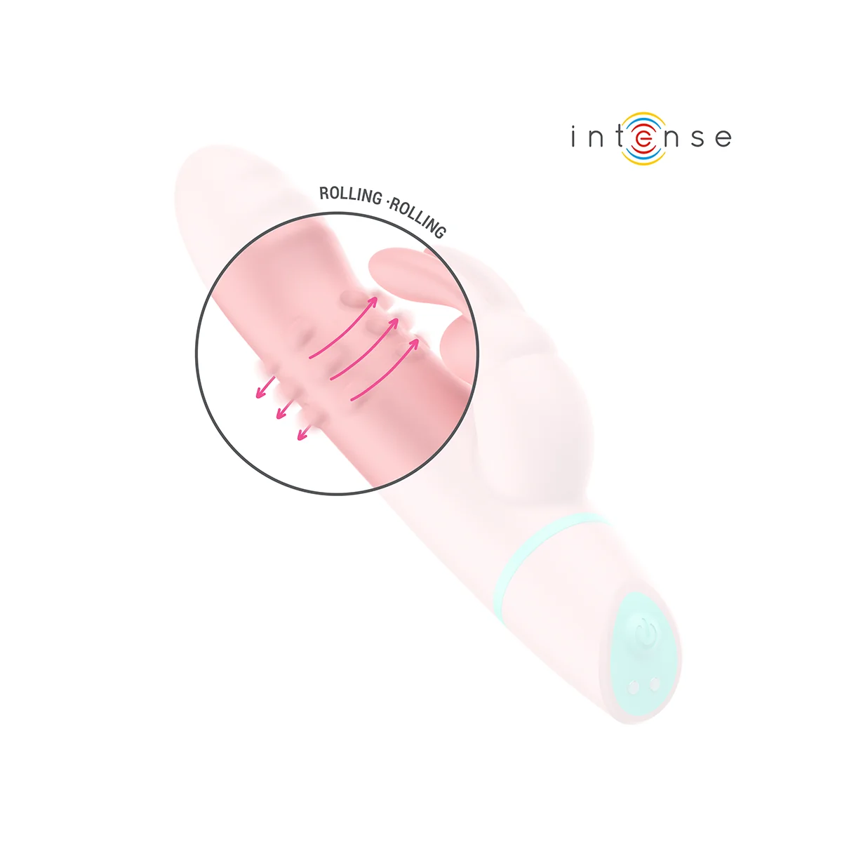 Alvin Kaninchenstimulator & Rollvibrator + Oszillierend von Intense High Tech