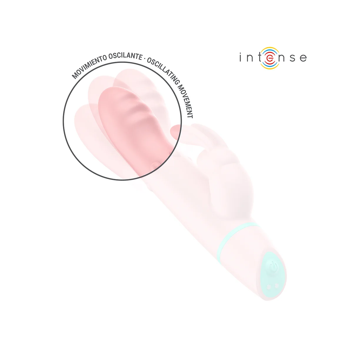 Alvin Kaninchenstimulator & Rollvibrator + Oszillierend von Intense High Tech