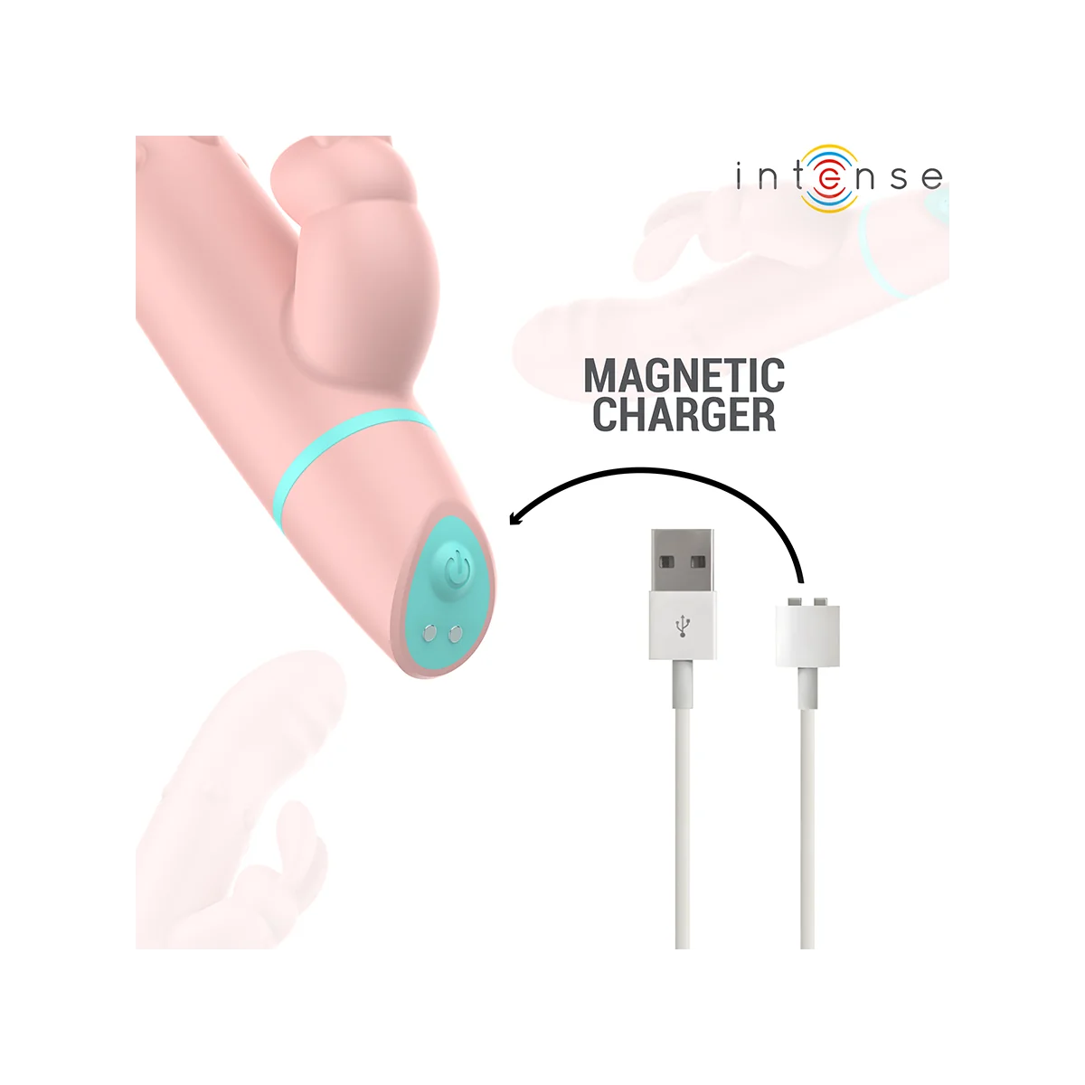Alvin Kaninchenstimulator & Rollvibrator + Oszillierend von Intense High Tech