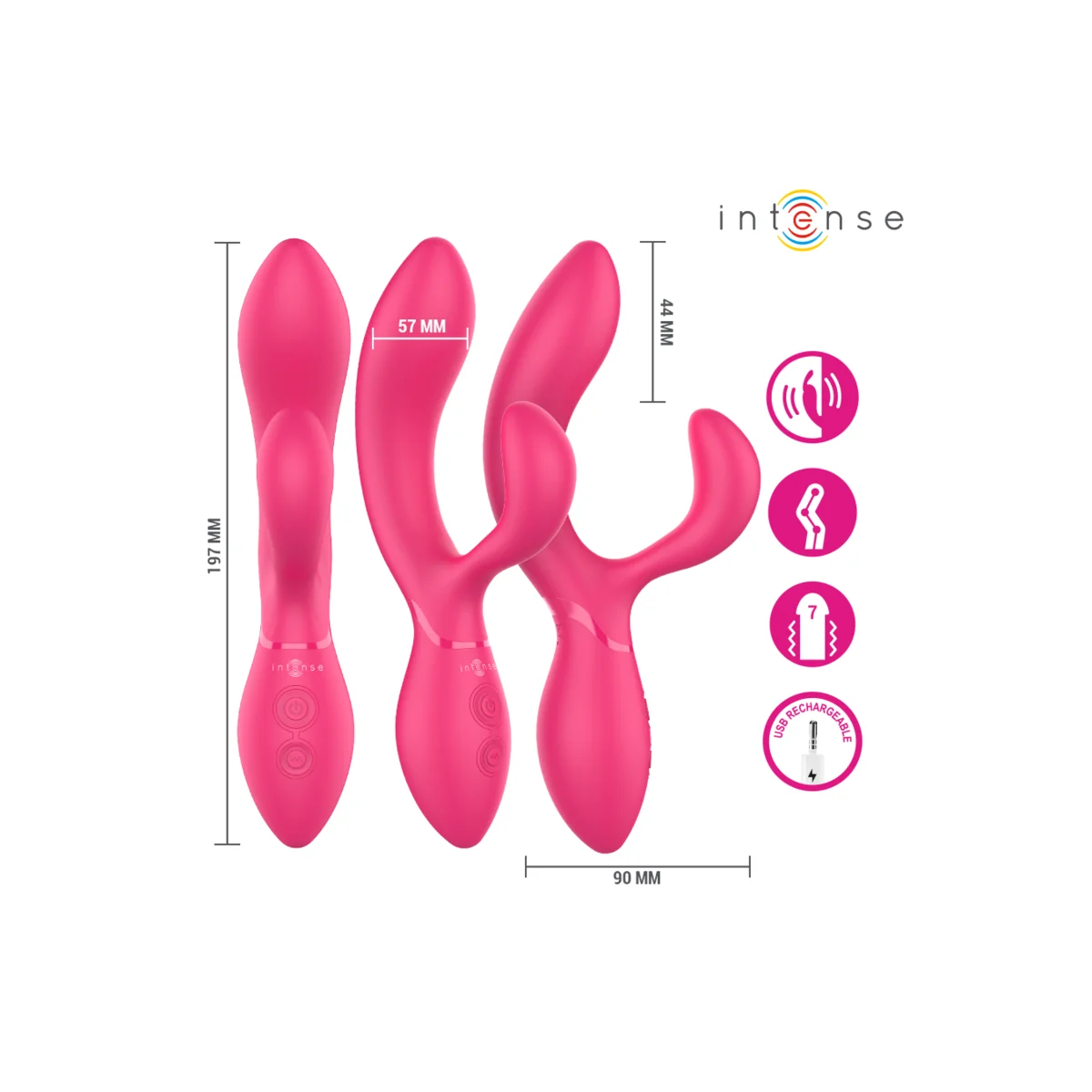 Charly Beweglicher Vibrationsstimulator von Intense High Tech