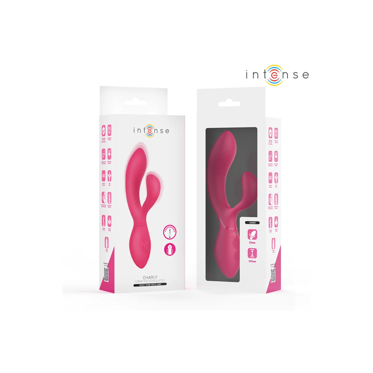 Charly Beweglicher Vibrationsstimulator von Intense High Tech