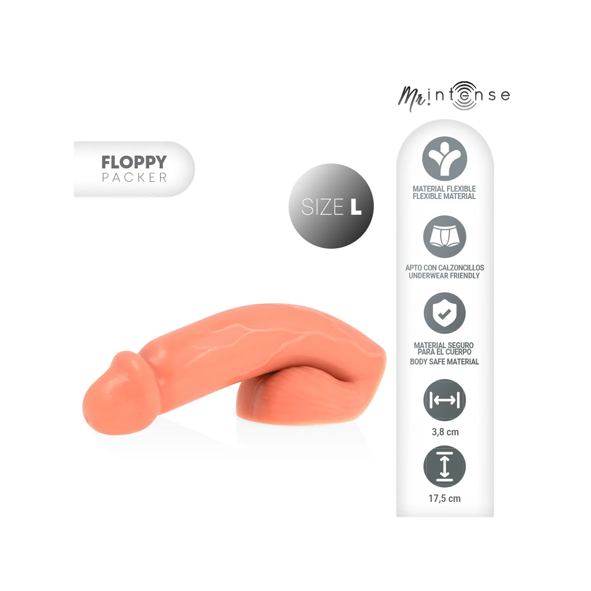 Mr Floppy Size L Realistic Packer von Mr. Intense Dildos