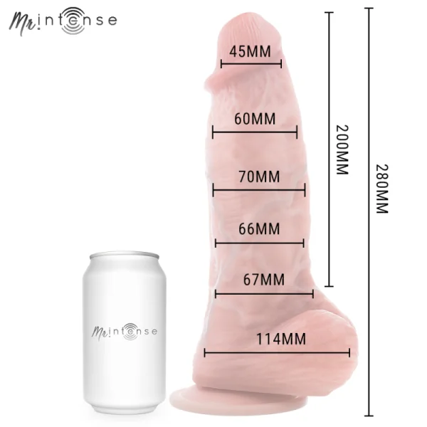 Mr Extrabig Spencer Silikondildo 28 cm -Ø- 7,3 cm von Mr. Intense Dildos
