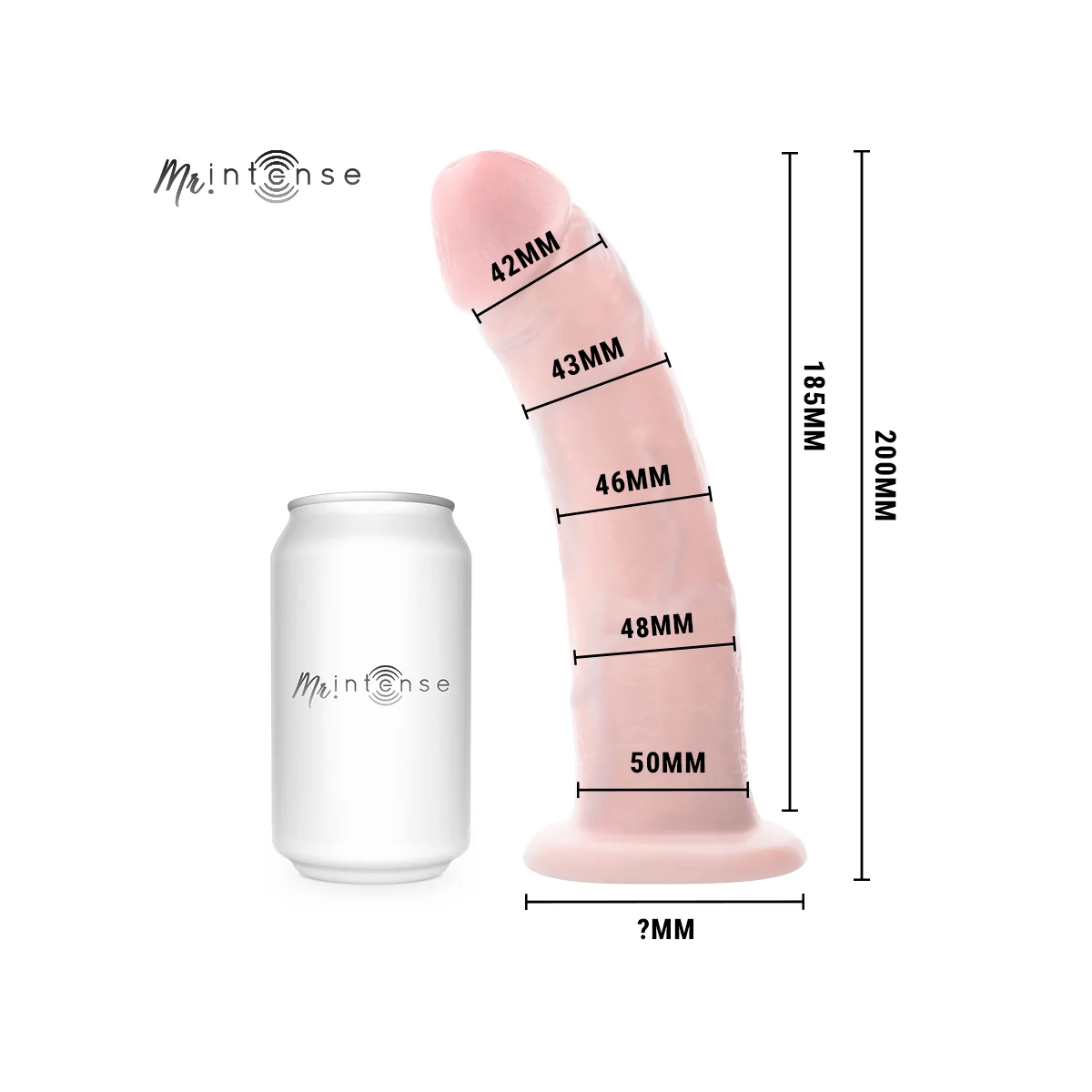 Mr Medium Terence Dildo 20 cm -Ø- 5 cm von Mr. Intense Dildos