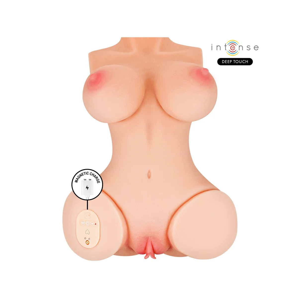 Vero Torso Vagina mit Saug-, Wärme-, Vibrations- und Stimmeffekten L 5,5 Kg von Intense Bodies & Masturbators