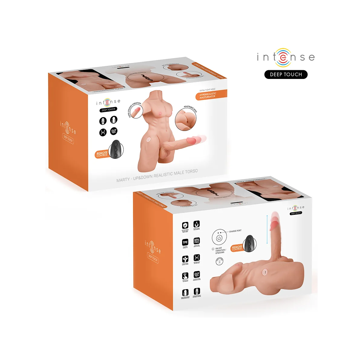 Dildo mit Druck- und Vibrationsmöglichkeiten, Fernbedienung, 6,2 Kg von Intense Bodies & Masturbators