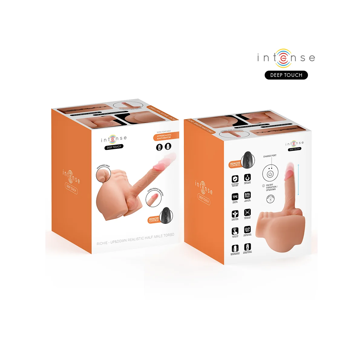 Dildo mit Druck- und Vibrationsmöglichkeiten, Fernbedienung, 4,7 Kg von Intense Bodies & Masturbators