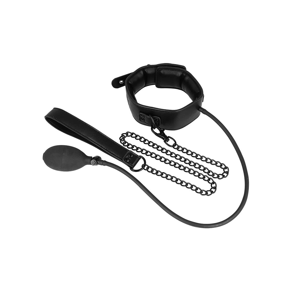 aufblasbares Würgehalsband mit Kette von Fetish Submissive Extreme