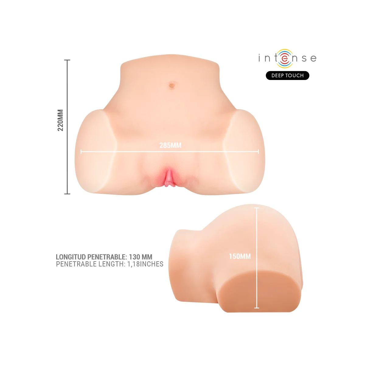 Saug-, Wärme-, Vibrations- und Stimmeffekten mit Fernbedienung 5,3 Kg von Intense Bodies & Masturbators
