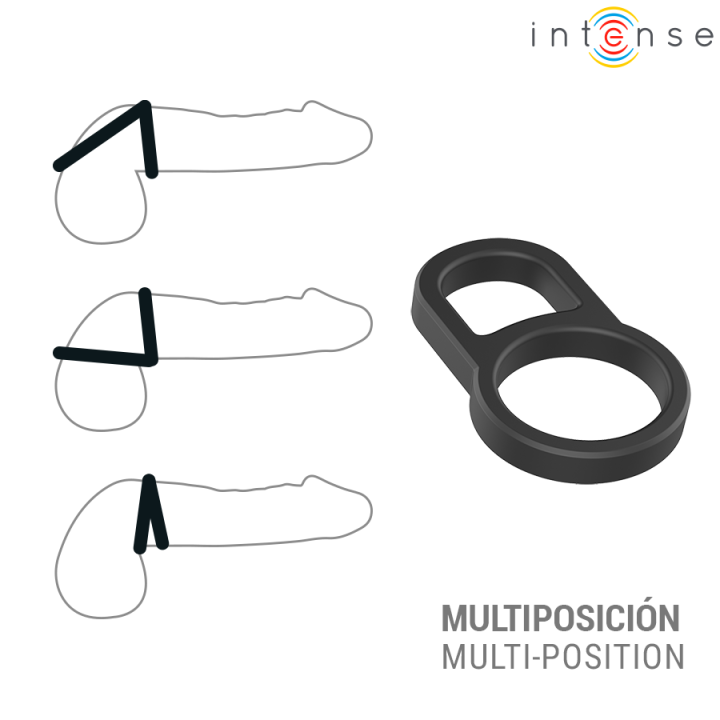 Conleth Verstellbarer Doppelpenisring Modell 3 von Intense For Him