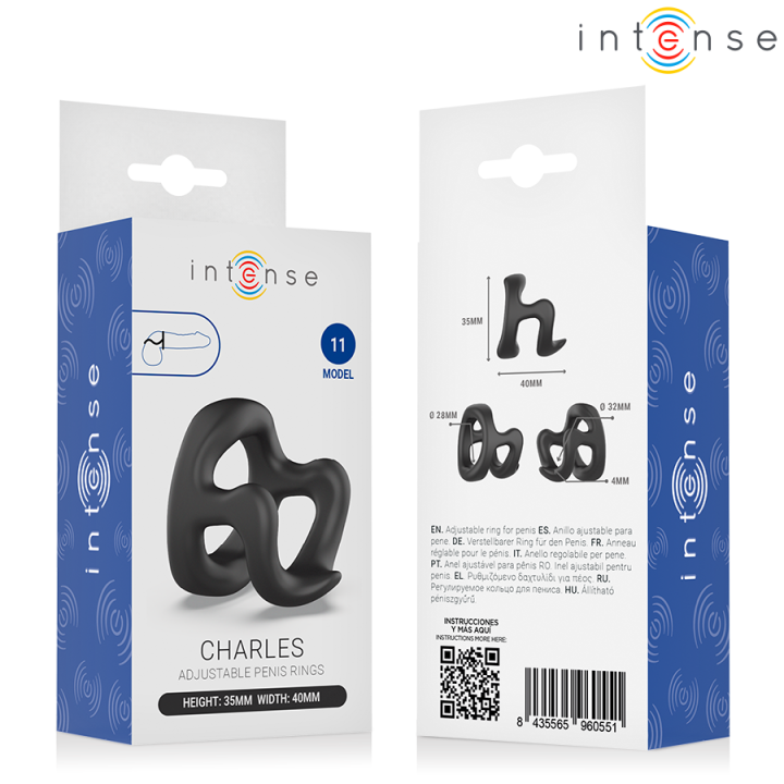 Charles Verstellbarer Penisring Modell 11 von Intense For Him