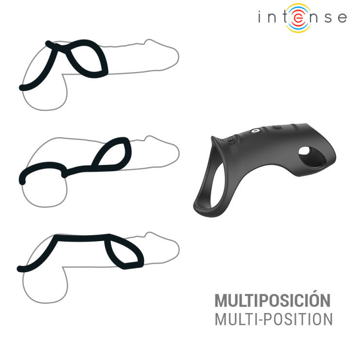 Jerome Verstellbarer Vibrierender Penisring Modell 12 von Intense For Him