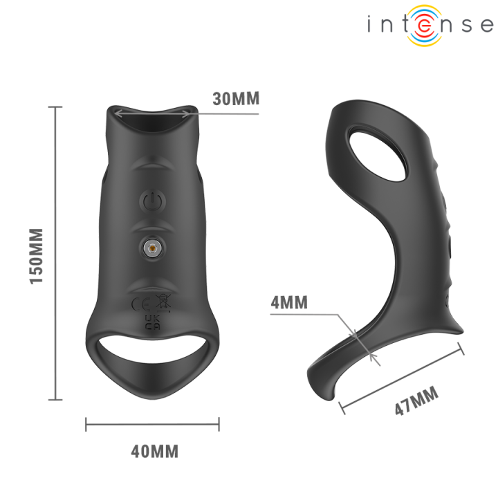 Jerome Verstellbarer Vibrierender Penisring Modell 12 von Intense For Him
