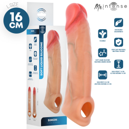 Mr Simon L Silikon-Penisüberzug 16 cm -Ø- 4,5 cm von Mr. Intense Penis Accessories