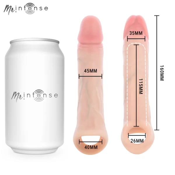 Mr Simon L Silikon-Penisüberzug 16 cm -Ø- 4,5 cm von Mr. Intense Penis Accessories
