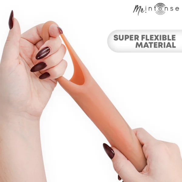 Mr Arnold M Vibrator Silikon-Penishülle mit Fernbedienung 14,5 cm -Ø- 4 cm von Mr. Intense Penis Accessories