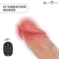 Mr Arnold L Vibrator Silikon-Penishülle mit Fernbedienung 16 cm -Ø- 4,5 cm von Mr. Intense Penis Accessories