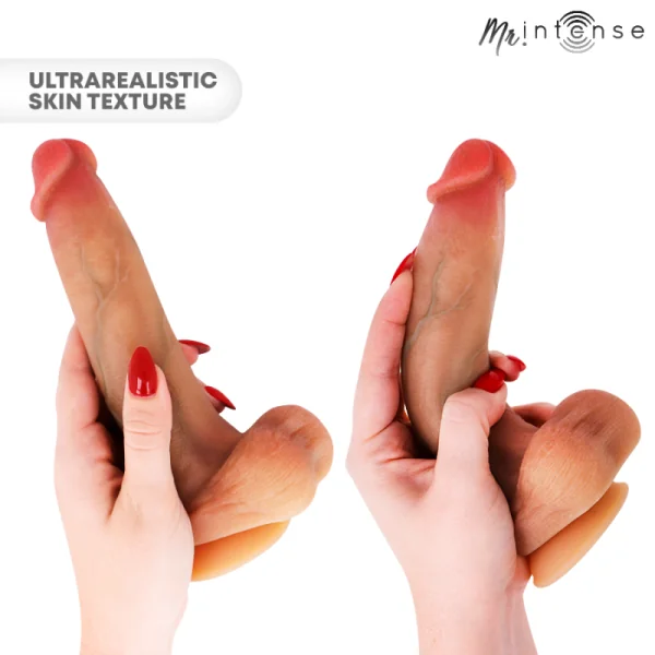 Mr Bruce M Silikondildo mit Hoden 20 cm -Ø- 4,5 cm von Mr. Intense Dildos