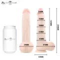 Mr Bruce M Silikondildo mit Hoden 20 cm -Ø- 4,5 cm von Mr. Intense Dildos