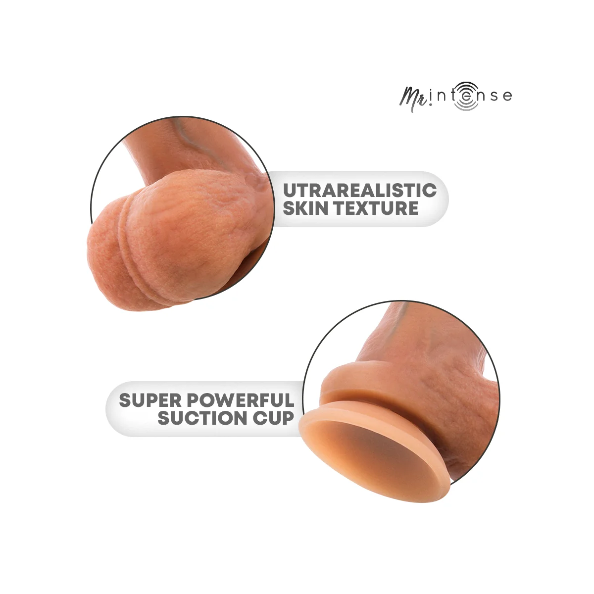 Gary S Ultrarealistischer Silikon-Penis mit Hoden 17,8 cm – Ø – 4,2 cm von Mr. Intense Dildos