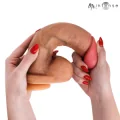Mr Gary Xl Ultra-Realistischer Silikon-Penis mit Hoden 25,5 cm -Ø- 5,1 cm von Mr. Intense Dildos