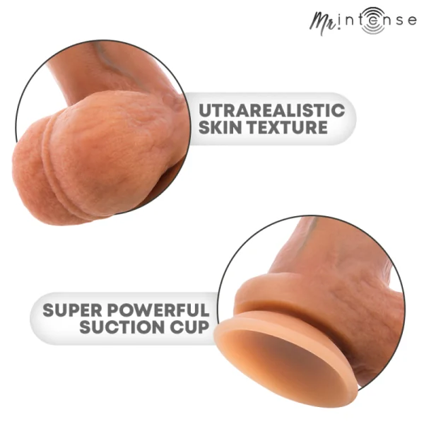 Mr Gary Xl Ultra-Realistischer Silikon-Penis mit Hoden 25,5 cm -Ø- 5,1 cm von Mr. Intense Dildos