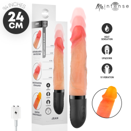 Mr Jean Up&Down Vibrator Silikon mit Wärmeeffekt 24 cm -Ø- 3,8 cm von Mr. Intense High Tech