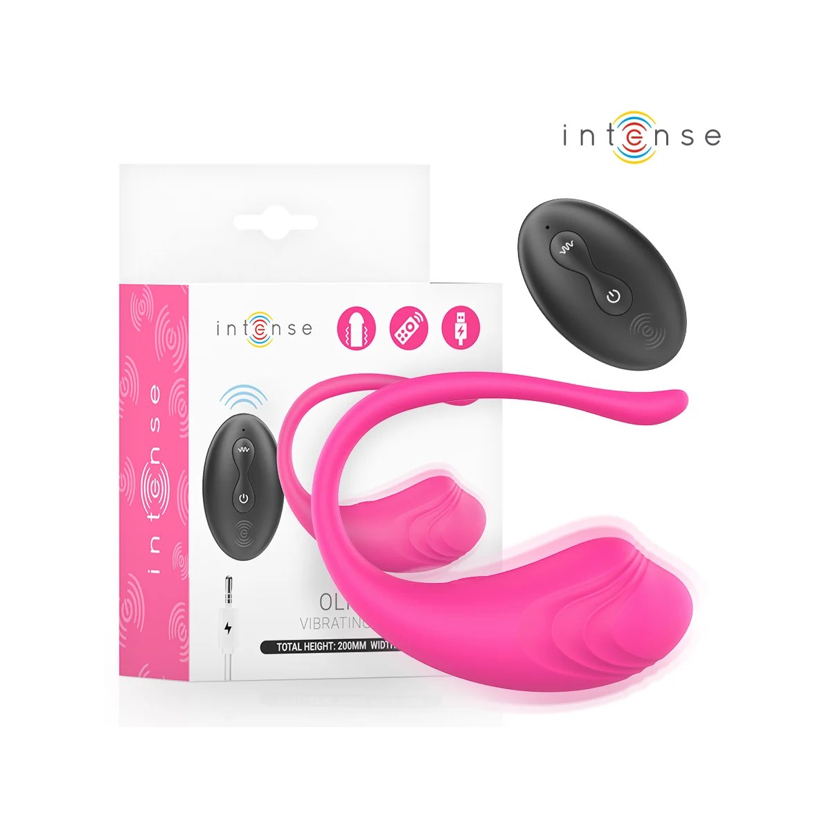Olivia Pink Vibrations-Ei mit Fernbedienung von Intense Remote Control