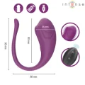Olivia Purple Vibrations-Ei mit Fernbedienung von Intense Remote Control