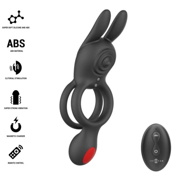 Quinn Doppelvibrationsring mit Fernbedienung von Intense Couples Toys | Fesselliebe.de