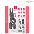 Quinn Doppelvibrationsring mit Fernbedienung von Intense For Him