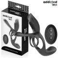 Doppelter Penisring mit Klitorisstimulator von Addicted Toys