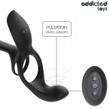 Doppelter Penisring mit Klitorisstimulator von Addicted Toys | Fesselliebe.de