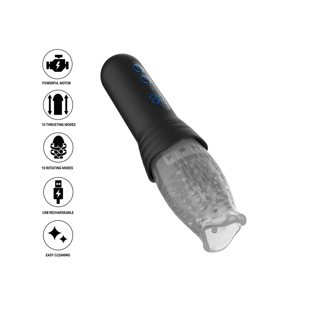 Blow-R Masturbator mit Stoss- und Rotationsfunktion von Jamyjob | Fesselliebe.de