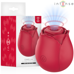 Camellia Klitoralsaugspotine Rose Von Waves Bordeaux von Intense High Tech