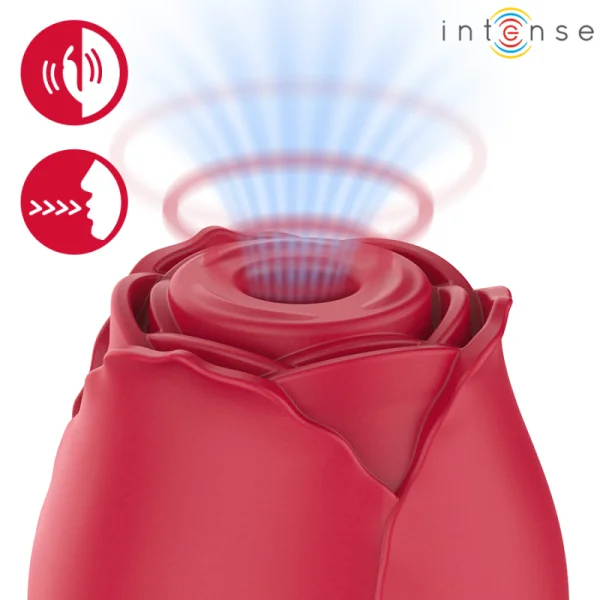 Camellia Klitoralsaugspotine Rose Von Waves Bordeaux von Intense High Tech