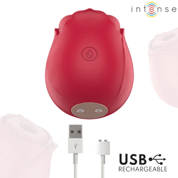Camellia Klitoralsaugspotine Rose Von Waves Bordeaux von Intense High Tech