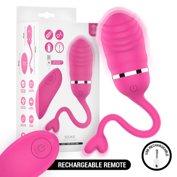 Sookie Fernbedienungs-Vibrationsei Rosa von Intense Remote Control