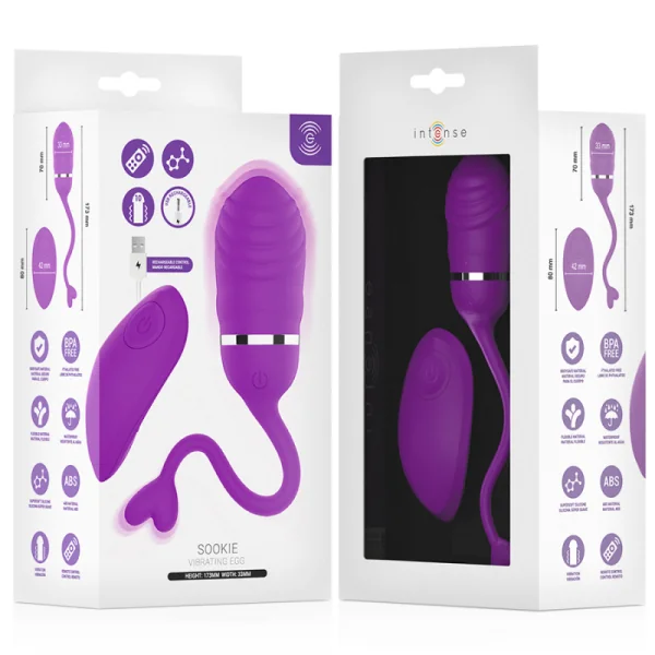 Sookie Fernbedienungs-Vibrationsei Lila von Intense Remote Control