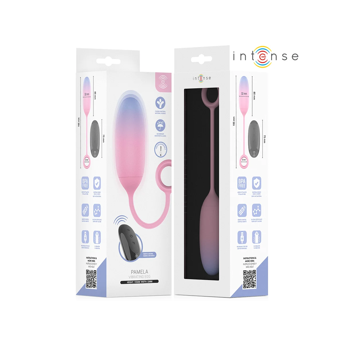 Pamela Gradient G-Punkt Vibrator von Intense Remote Control