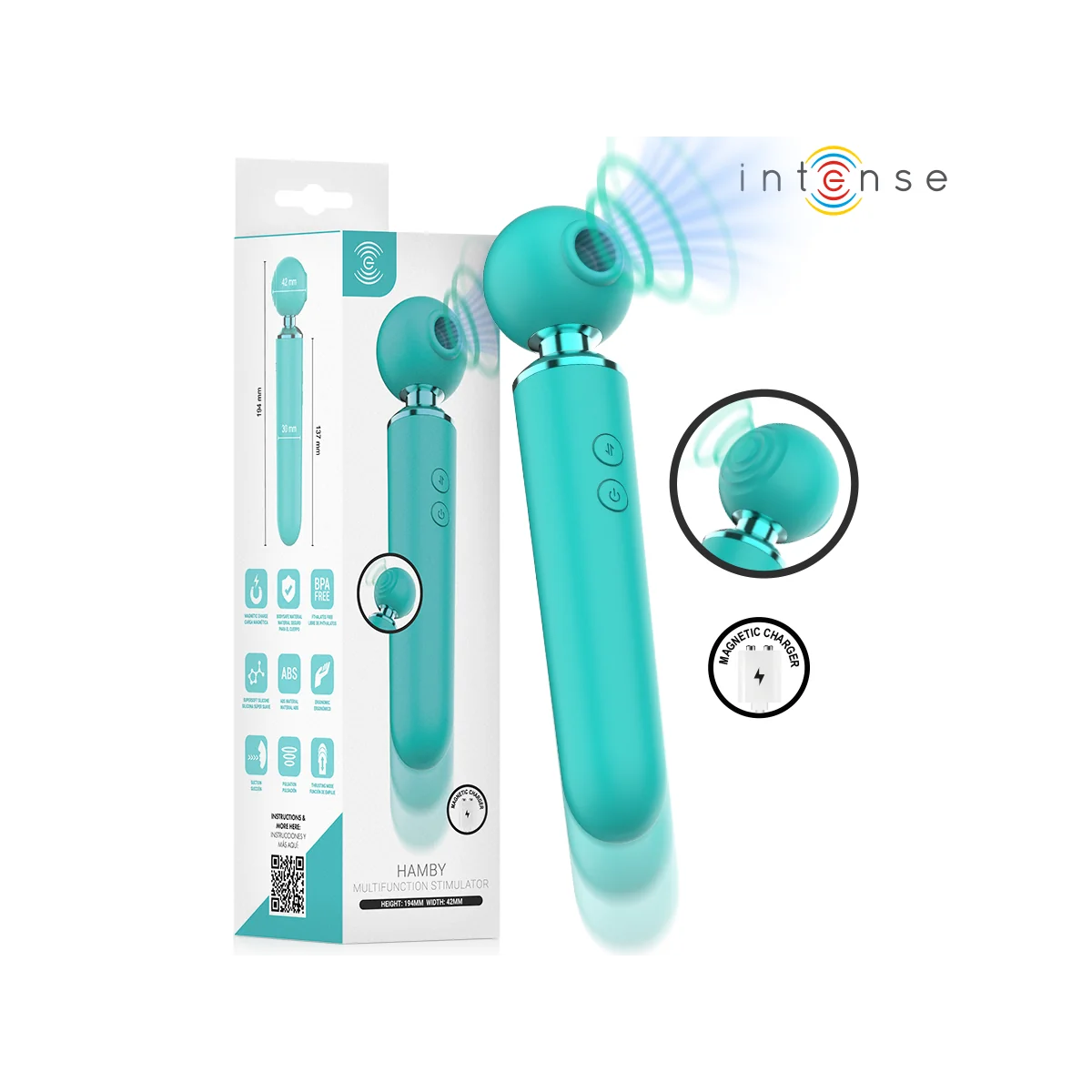 Hamby Multifunktions-Saug- und Vibrationsstimulator von Intense High Tech