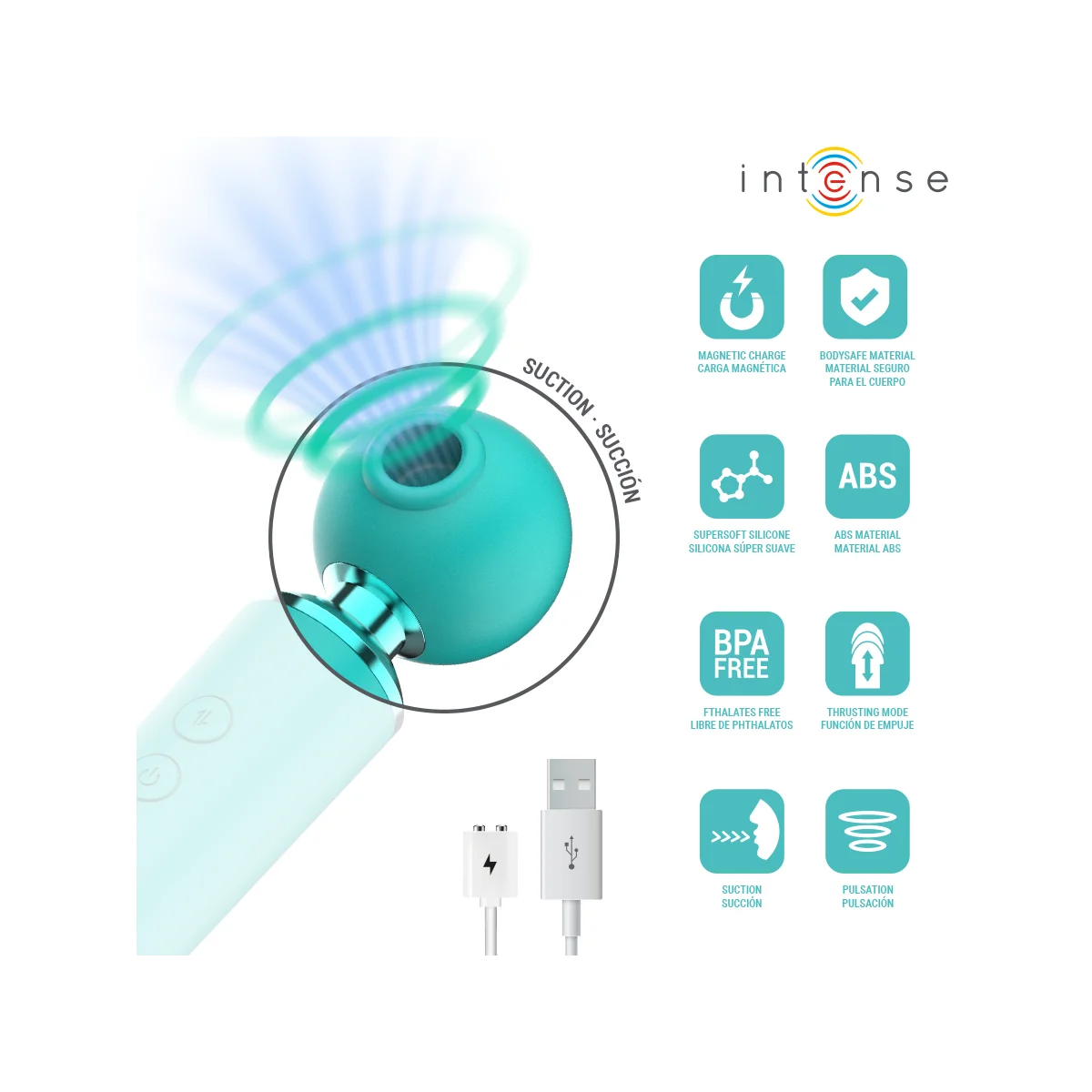 Hamby Multifunktions-Saug- und Vibrationsstimulator von Intense High Tech