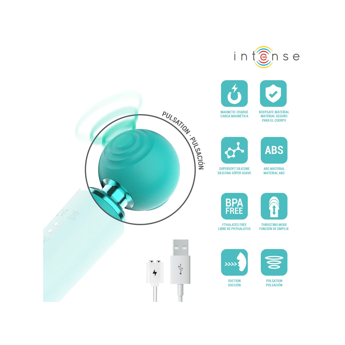 Hamby Multifunktions-Saug- und Vibrationsstimulator von Intense High Tech