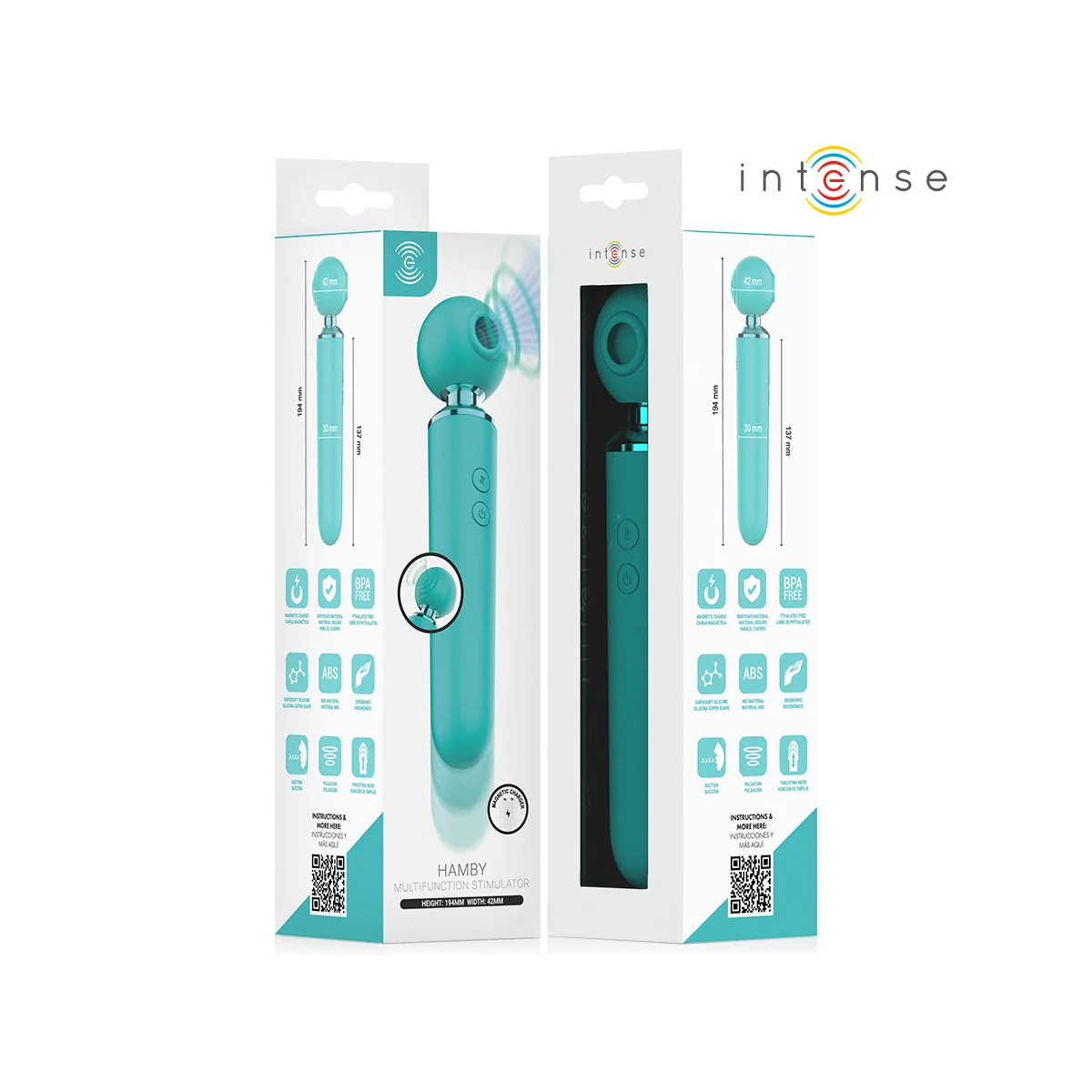 Hamby Multifunktions-Saug- und Vibrationsstimulator von Intense High Tech