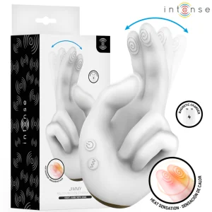 Jimmy Handgeformter Multifunktionsstimulator mit Vibration und Wärme von Intense High Tech