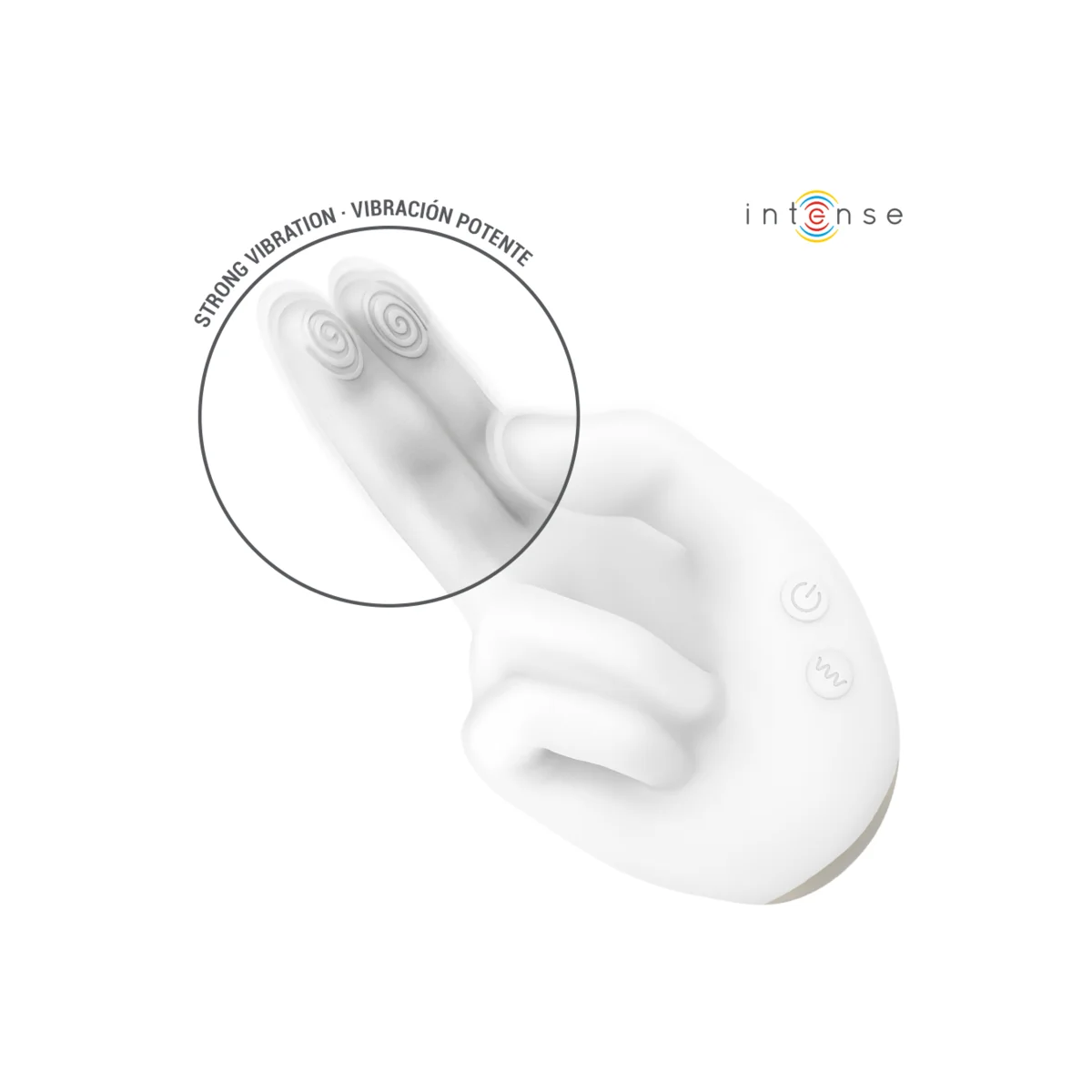 Jimmy Handgeformter Multifunktionsstimulator mit Vibration und Wärme von Intense High Tech