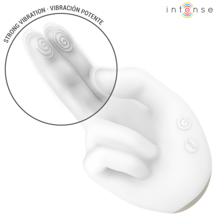Jimmy Handgeformter Multifunktionsstimulator mit Vibration und Wärme von Intense High Tech